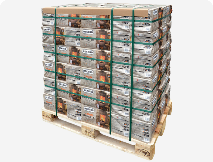 Uhelné brikety – balení 900 kg LATOP ENERGY
